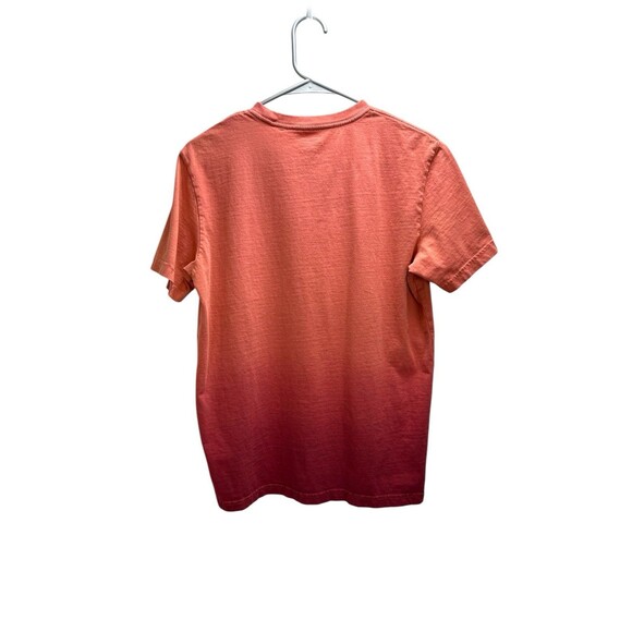 Grateful Dead Ombre Graphic Tee Size S By American Eagle 100% Cotton Orange/Red - Picture 3 of 6